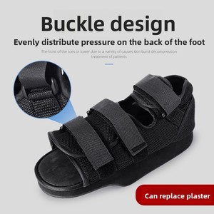 Calzado Ortopédico Postoperatorio para el Cuidado <span class=keywords><strong>de</strong></span> los Pies, Zapatos Ortopédicos con Punta Cuadrada para Pacientes Después <span class=keywords><strong>de</strong></span> una Cirugía - Product Image 1