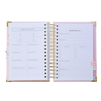 Agenda à spirale en papier avec Logo personnalisé, classeur A4/A5, pour Journal intime, carnet de notes personnalisable