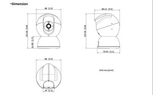 Hik vision Original 2 MP DS-2CV2Q21G1-IDW Motion 2.0 Menschliche Erkennung Zwei-Wege-Audio 512 GB Hik-Connect PT Wi-Fi <span class=keywords><strong>Wireless</strong></span>-Kamera - Product Image 4