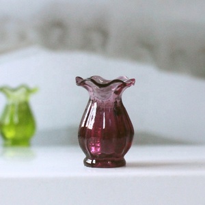 Accesorios para Casa de Muñecas 2023, Juguete en Miniatura DIY, Florero de Encaje de Vidrio Creativo Personalizado, Venta al por Mayor - Product Image 5