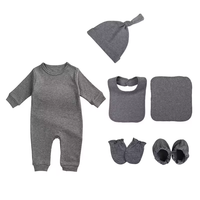 R & B personnalisé bébé garçons filles ensembles de vêtements 100% coton vêtements bébé cadeau ensemble combinaisons barboteuses nouveau-né bébé vêtements ensembles
