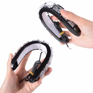 ไฟวิ่งกลางวัน DRL สำหรับรถยนต์, ไฟท้าย, ไฟตัดหมอก, ไฟวิ่งกลางวันแบบติดตั้งสูงรุ่นอัพเกรด, กันน้ำ 12V, สีขาว - Product Image 2