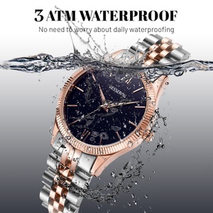 Proveedor de Relojes de Alta Calidad, Hermoso Reloj de Mujer con Logotipo Personalizado, Juego de Relojes de Lujo de Acero Inoxidable para Mujer, Reloj de Cuarzo - Product Image 2