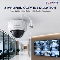 Câble coaxial CCTV flexible de haute qualité, 96 brins, double blindage, 3 conducteurs, KX6+2C, certifié CE/ROHS, gaine LSZH