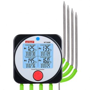 Thermomètre numérique à sonde WT308A/B pour aliments, en acier inoxydable de qualité alimentaire IP67, pour la cuisson de la viande, la cuisine, la maison, le four, les outils de barbecue - Product Image 2
