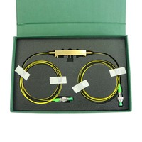 Modulateur de phase à guide d'ondes unique en nioberate de lithium LiNbO3 1060 nm, perte d'insertion 0,4/0,5 dB, plage de température de fonctionnement 20°C