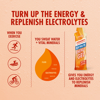Gel énergétique sans caféine, sans glucides et sans vitamines LIFEWORTH pour la course à pied, l'entraînement et la randonnée