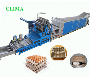 1000 Uds./hr. -12000 Uds./hr. Máquina automática de bandejas de huevos, con sistema de pulverización, moldeado y secado - Product Image 1