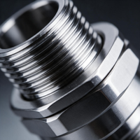 Raccord antidéflagrant en acier inoxydable 304, protection IP66, anti-corrosion WF1 WF2 pour zones dangereuses