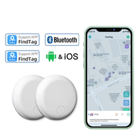Traceur GPS intelligent anti-perte Findtag Mini compatible iOS Android pour le suivi de portefeuilles, bagages, animaux domestiques, enfants et véhicules