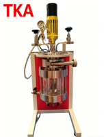 Réacteur en verre saphir transparent haute pression pour laboratoire, autoclave 10 MPa à agitation mécanique, résistant à la corrosion
