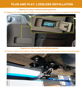 Estribos Eléctricos Plegables con Luces LED, Repuestos para Automóviles, Estribo Lateral Eléctrico Desplegable para Ford <span class=keywords><strong>Bronco</strong></span> (Versión de <span class=keywords><strong>Dos</strong></span> Puertas) - Product Image 3
