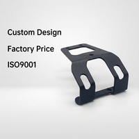 Support de fixation en acier inoxydable sur mesure ODM, fabriqué par estampage, finition polie et revêtement noir en poudre