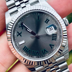 Reloj de Lujo Automático Mecánico de Buceo de 41 mm, Fabricado en Fábrica con Alta Calidad, Unisex, con Alarma, Esfera con Indicador y Correa de Acero Inoxidable - Product Image 1