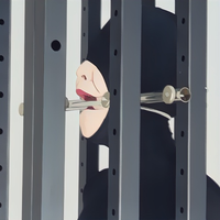 Cage BDSM SM pour adultes, grande, démontable, pour l'entraînement de la soumission canine et féminine, avec système de retenue K9, cage de bondage debout