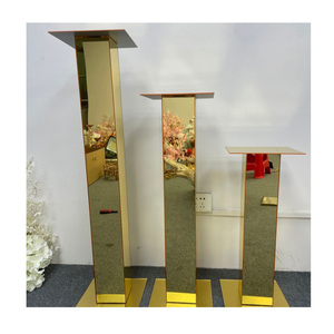 Nuovo portabagagli fiori per matrimonio colonnare acrilico decorativo con supporto per matrimonio centrotavola per matrimonio - Product Image 1