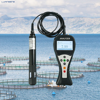 Medidor de Oxígeno Disuelto Portátil Ergonómico, Probador de OD para Acuicultura, Monitoreo de Agua en Estanques de Cría de Peces, Camarones y Cangrejos