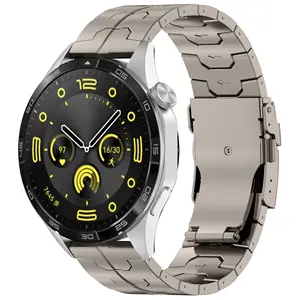 Listensmart Titanium Strap for Samsung Galaxy Huawei Watch Quick Release 22mm Metal Bracelet No Gaps Band Watch