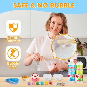 Siêu mềm tự làm Silicone Squishy Gel Kit lỏng TabA Squishy làm đồ chơi giáo dục Squishy Kit Set cho trẻ em - Product Image 6
