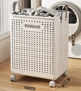 Công Suất Lớn Có Thể Gập Lại Quần Áo Bẩn Giỏ Tổ Chức Quần Áo Bẩn Giỏ Nhà Tắm Lưu Trữ Giỏ - Product Image 4