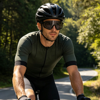 Lunettes de sport cyclisme semi-cerclées TR90 PC UV400 anti-buée légères avec plaquettes nasales ajustables et insert optique – Randonnée, OEM personnalisé