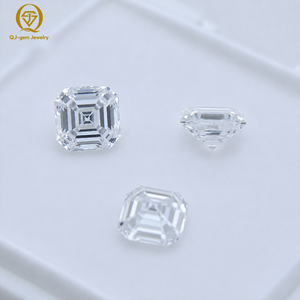 เพชรเพาะเลี้ยงในห้องปฏิบัติการพร้อมใบรับรอง IGI เพชรสังเคราะห์ทรง Asscher สำหรับต่างหู แหวน และการทำเครื่องประดับงานแต่งงาน - Product Image 2