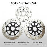 QJ600GS-3A / 3B Set Rotor Cakram Rem Depan Belakang Cakram Rem ABS Cocok untuk Motor QJ