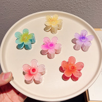 Wowei 4cm antidérapant forte tenue fleur pinces à cheveux pinces ensemble Barrettes pour filles femme cheveux accessoires cadeau