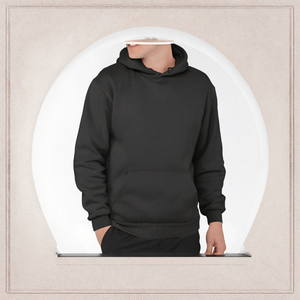 Sweat à capuche surdimensionné en cachemire uni 420 g/m² à double couche, motif araignée mignon, broderie 3D, perles brodées, impression personnalisable sur demande - Product Image 3