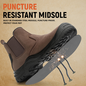 Safety Boots Manufacturers Lightweight Industrial Construction Boots Waterproof Anti- Smash Safety <strong>Shoes</strong> for Men Steel Toe - Product Image 4