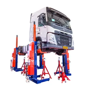 TFAUTENF TF-4085 34T 1900mm 8.5T wireless mobile column lift bus lift four 4 post truck lift