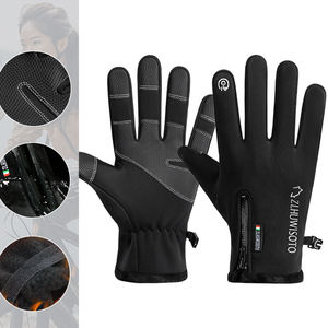 Custom Logo Anti-Slip Sport Cycling Bike <b>Gloves</b> Waterproof Outdoor <b>Touchscreen</b> <b>Gloves</b> for Winter for Casual Fishing Daily Use - Product Image 5