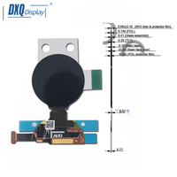 En stock Écran AMOLED de 1,2 pouce 390x390 Écran OLED circulaire 24 broches MIPI SPI Technologie IPS Tiny X120BLN02 Écran OLED de 1,2 pouce en stock