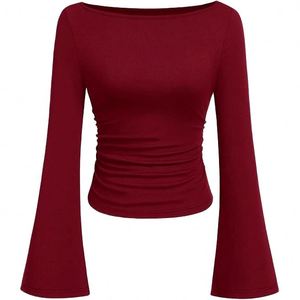 Hauts légers et respirants à manches courtes et col rond pour femmes - Product Image 1