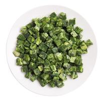 Gevriesdroogde Plantaardige Gedroogde Snack Voor Huisdieren Geen Additieven Gevriesdroogde In Blokjes Gesneden Pompoenerwten Maïswortelen Broccoli