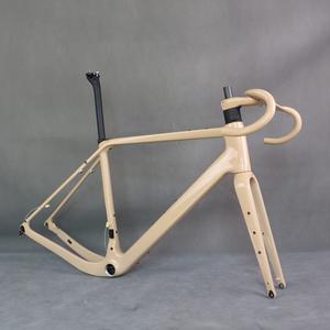 Cuadro de <span class=keywords><strong>Bicicleta</strong></span> de <span class=keywords><strong>Gravel</strong></span> de Fibra de Carbono T1000 con Disco GR048, Pintura Caqui Personalizada Disponible, Tallas <span class=keywords><strong>XS</strong></span>/S/M/L/XL - Product Image 6