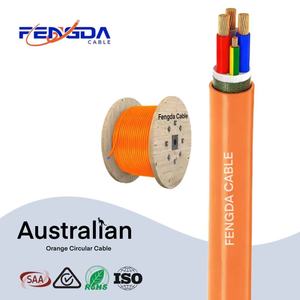 <span class=keywords><strong>Cable</strong></span> Circular de PVC Naranja de Alta Calidad Fengda, Industrial, de Dos/Tres/Cuatro Núcleos, 0.6/1kV <span class=keywords><strong>AS</strong></span>/NZS 5000.2 - Product Image 1