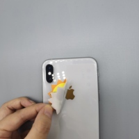 Autocollant en microfibre réutilisable, écologique et anti-poussière pour le nettoyage des écrans de téléphones portables