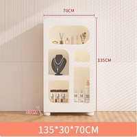 Rak Penyimpanan Multi-Lapis untuk Kosmetik, Perlengkapan Salon Kecantikan, Rak Hadiah, Perhiasan Kuku, Produk Perawatan Kulit, Bahan Plat