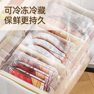 Refrigerator Storage Box With Clip On Lid Airtight Fresh Keeping For <b>Eggs</b> Fruits Vegetables - Product Image 2