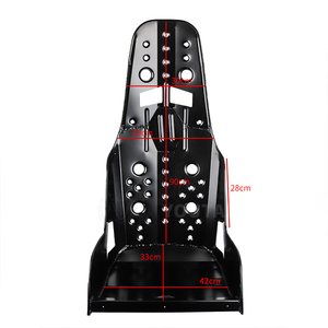 Ras Aluminium Asiento Aluminio Aluminium Zwart Racing Koolstofvezel Autostoel
