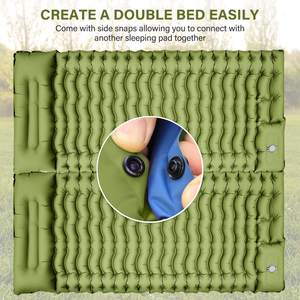 Colchoneta <span class=keywords><strong>Inflable</strong></span> Ultraligera para Camping, Impermeable, Autoinflable, con Bomba Integrada, en Oferta - Product Image 3