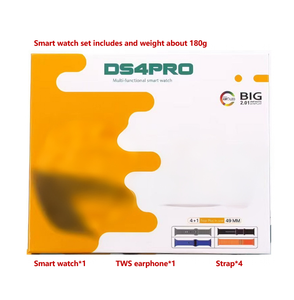 Set Auricolari e Smartwatch ZongX Ultra3 con Schermo Grande da 2.01 Pollici per Uomo e Donna DS4PRO con 4 Cinturini e Funzione di Chiamata Bluetooth - Product Image 2