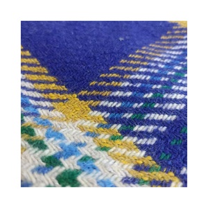 Len Polyester Pha Trộn Đầy Màu Sắc Lớn Kiểm Tra-Len Lớp Phủ Vải - Product Image 3