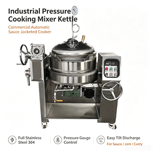 Large Capacity Industrial Food Processing Machine Beef <strong>Paste</strong> <strong>Rendang</strong> Cooking Electric Oil Cooking Mixer - Product Image 5