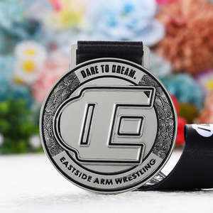 Nuevas Medallas Deportivas de Metal, Aleación de Zinc, Esmalte, Chapado en Oro, Plata y Bronce, Fundidas a Presión, para Personalizar para Clubes Deportivos - Product Image 6