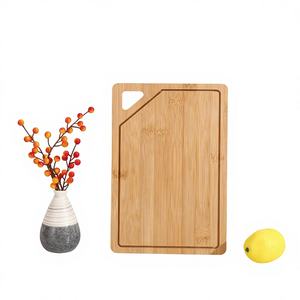 Planche à découper en bois dur TRESUN, écologique, 1,5 cm d'épaisseur, design durable et écoresponsable, rectangulaire, passe au lave-vaisselle, pour la cuisine - Product Image 1