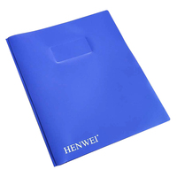 Dossier à documents personnalisable, couleur libre, rangement en plastique, présentation de bureau, dossier A4 personnalisé