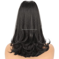 Ventes Flash : Queues de Cheval Yaki Synthétiques à Cordon, Extensions de Cheveux en Filet Préformé pour Chignon Inversé