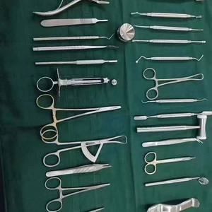 高精度輸入26点歯科インプラント手術器具セット医療用ステンレス鋼滑り止めハンドル外科用鉗子 - Product Image 1
